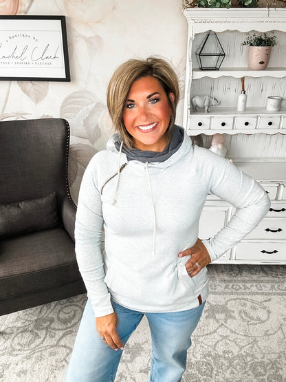 Ampersand Avenue Doublehood™ Sweatshirt - Tired But Never of You