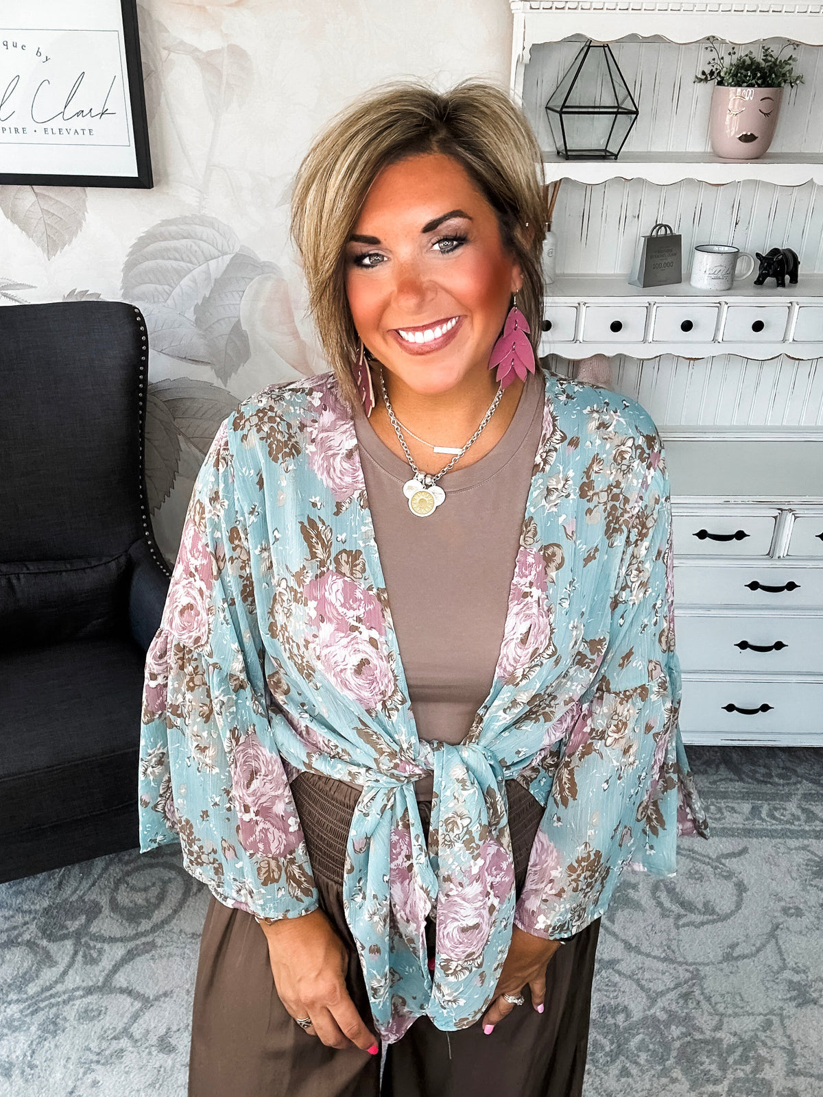 Loving Everyday Floral Kimono