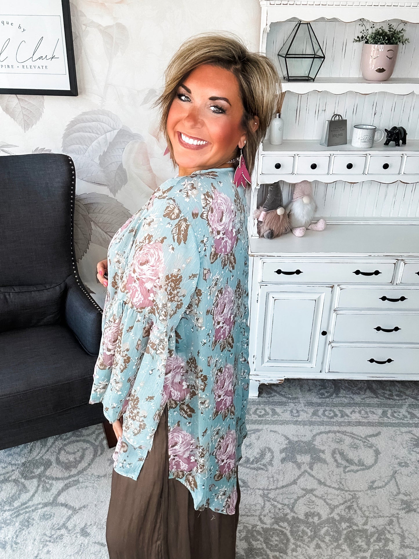 Loving Everyday Floral Kimono