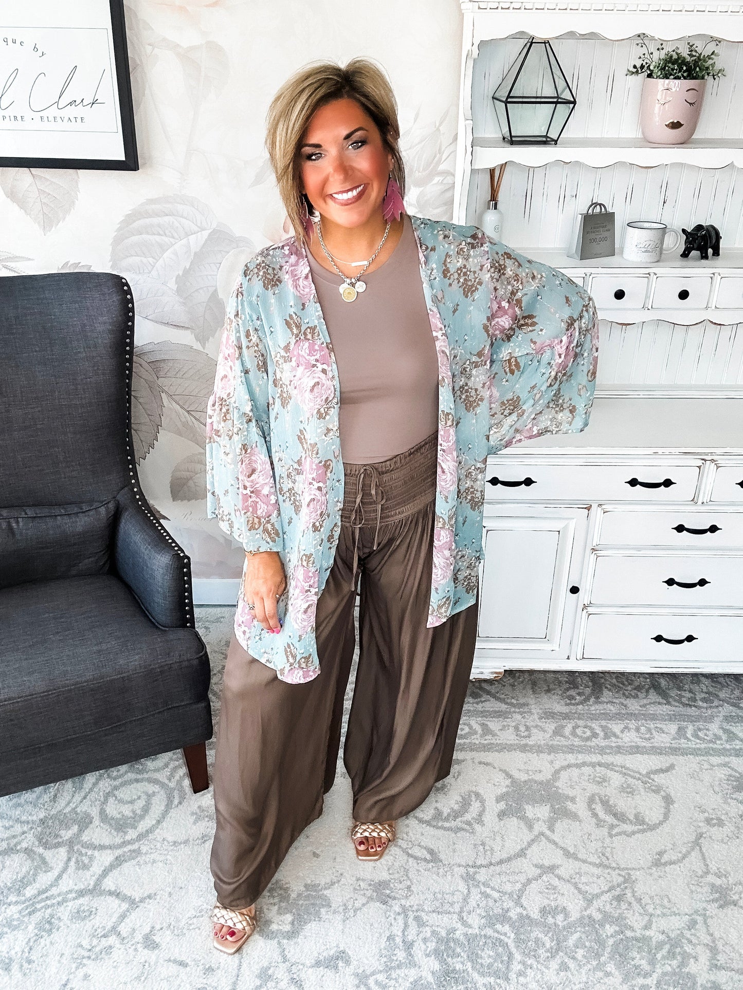 Loving Everyday Floral Kimono