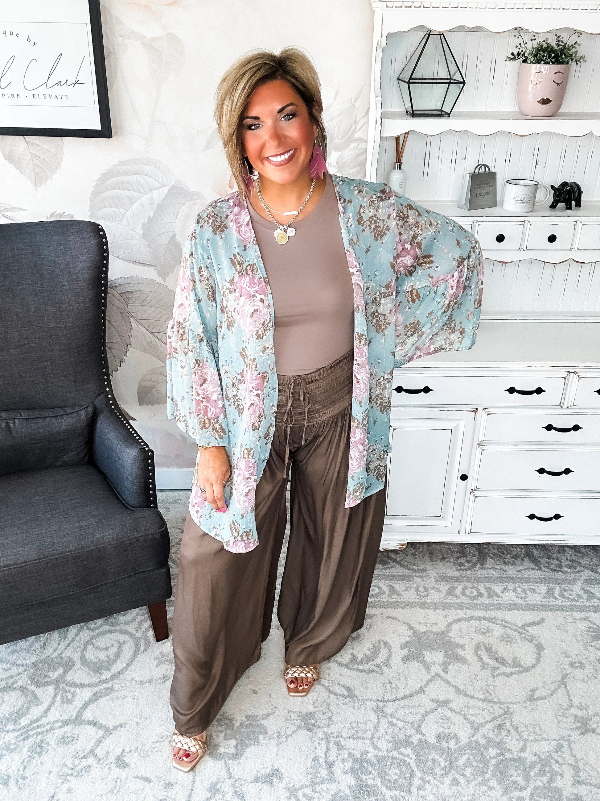 Loving Everyday Floral Kimono