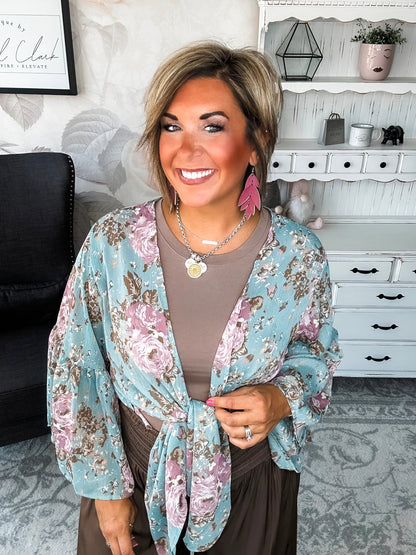 Loving Everyday Floral Kimono