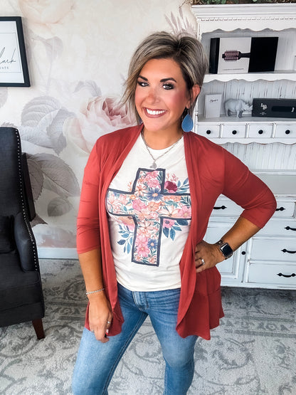 Bad Breakup Cardigan - Mauve