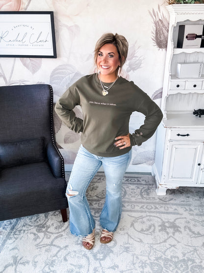 Ampersand Avenue University Pullover - What It Takes