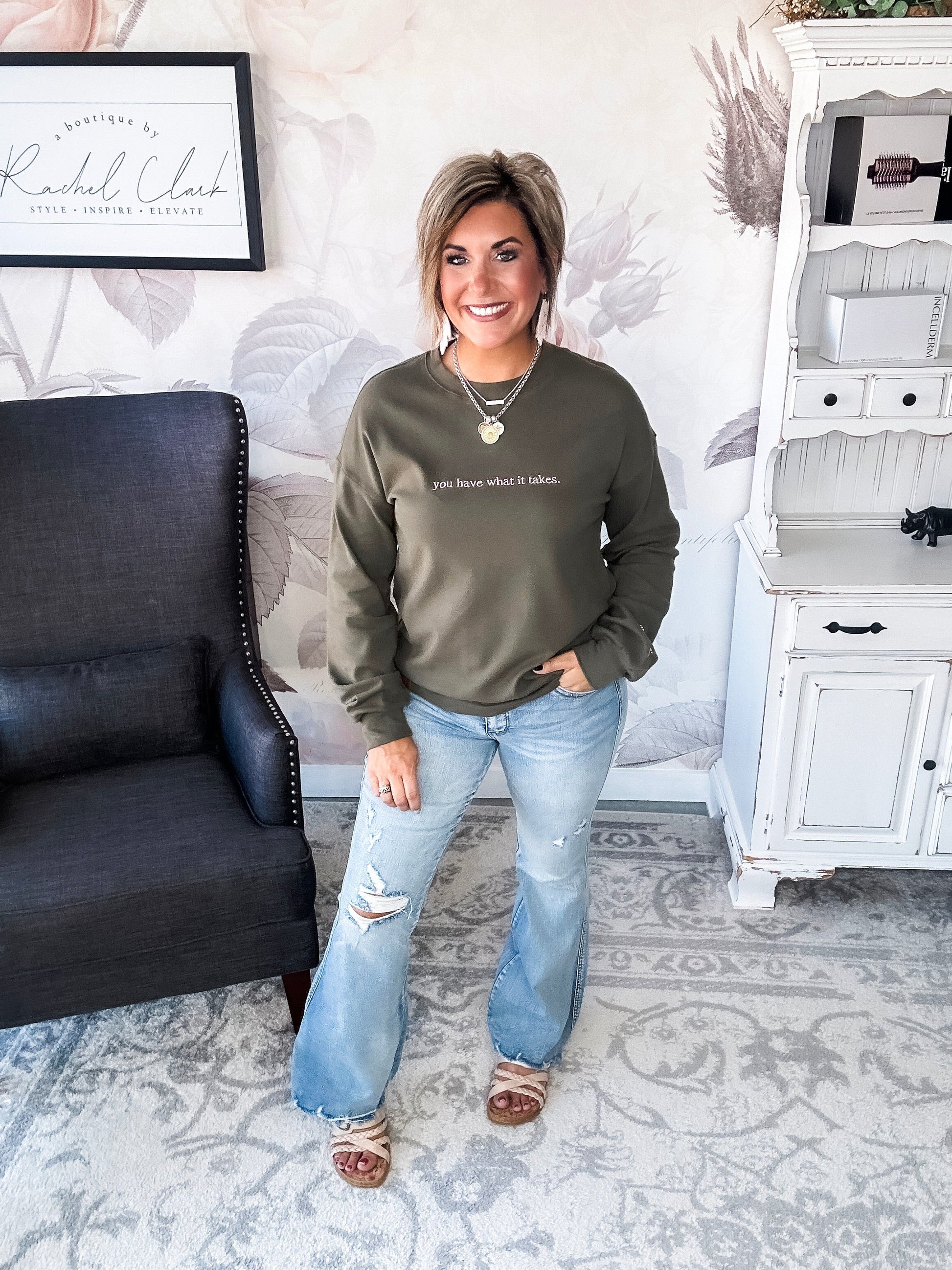 Ampersand Avenue University Pullover - What It Takes