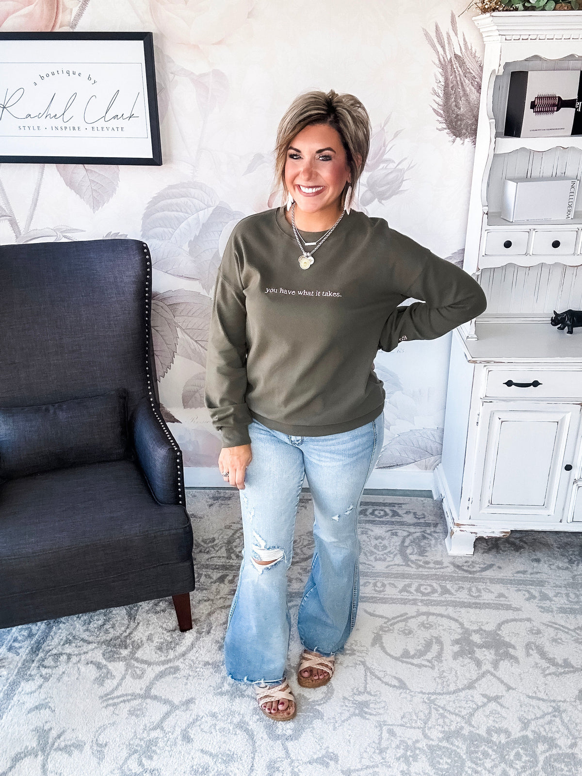 Ampersand Avenue University Pullover - What It Takes