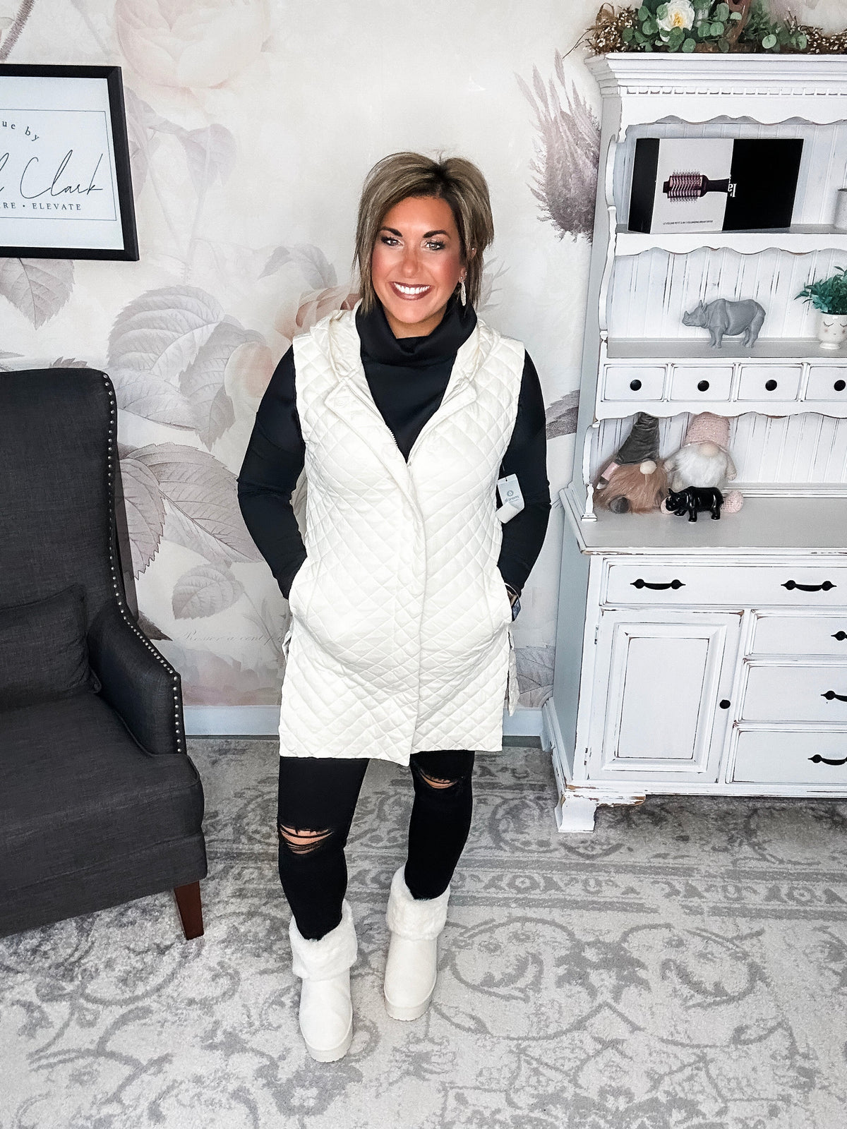 Gonna Move On Quilted Vest