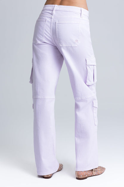 Lilac Cargo Wide Leg