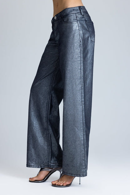 Ivy Metallic Wide Leg