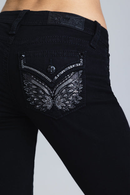 Eclipse Wings Skinny Jeans