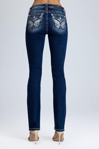 Riyon Wings Straight Jeans