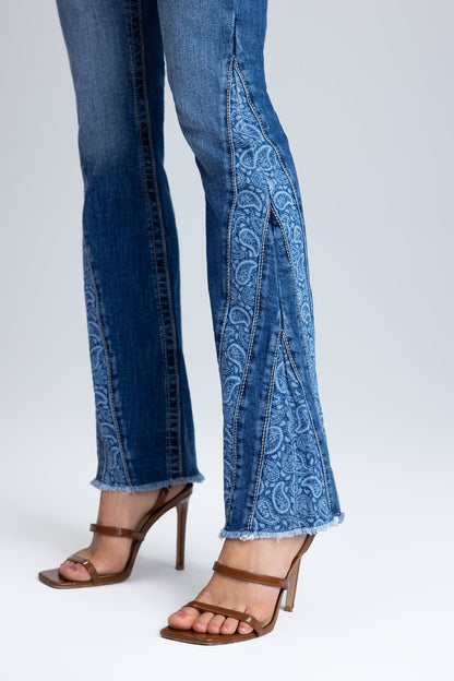 Monica Slit Bootcut Jeans