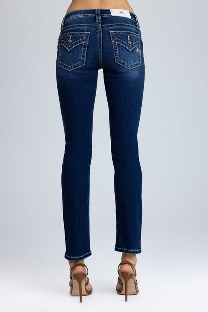 Kenzie Flap Pocket Straight Jeans