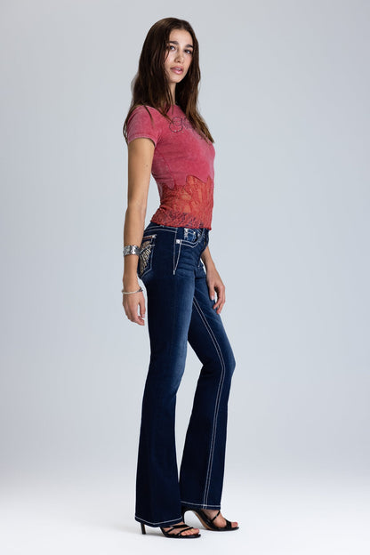 Arella Wings Bootcut Jeans