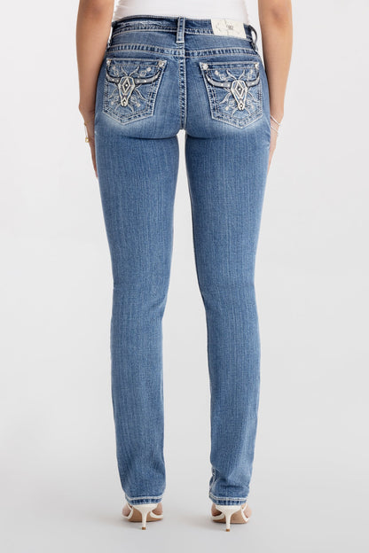 Nelle Longhorn Straight Jeans