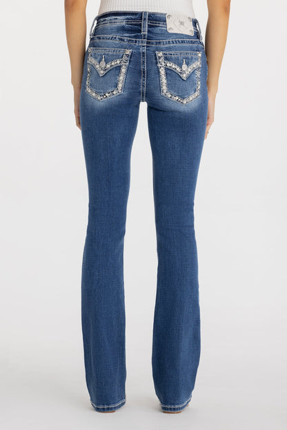 Brione Border Bootcut Jeans