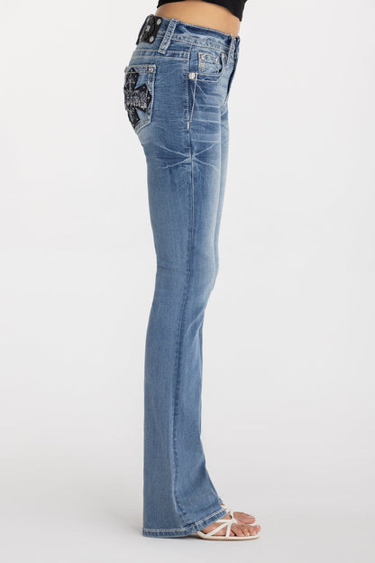 Venus Cross Bootcut Jeans