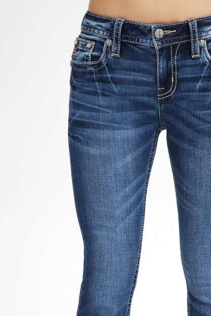Adina Cross Bootcut Jeans
