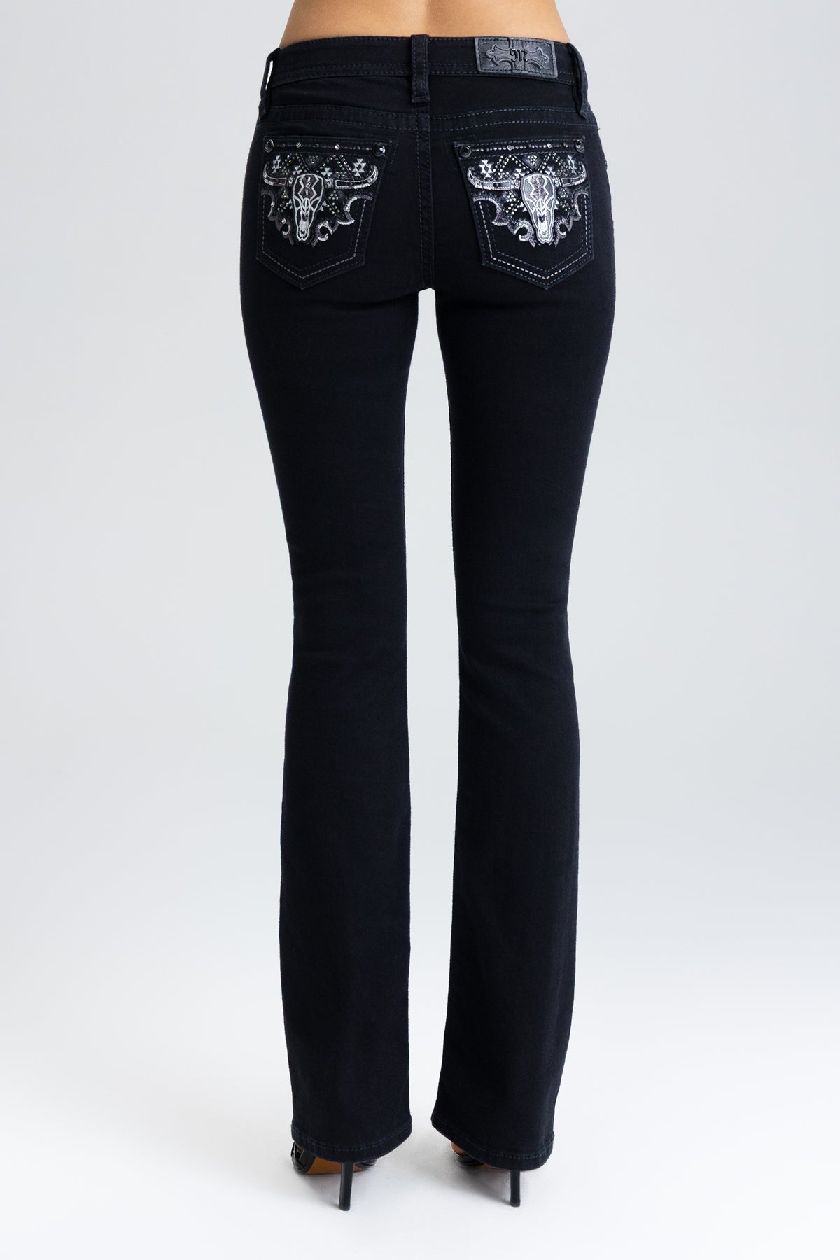 Black Spur Bootcut Jeans