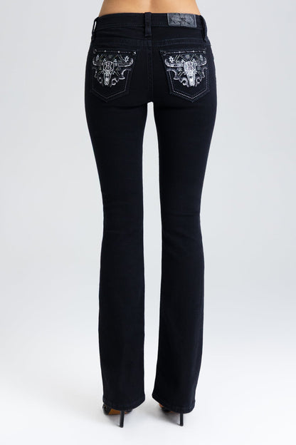 Black Spur Bootcut Jeans