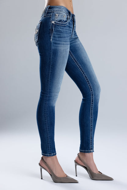 Azrael Cross Skinny Jeans