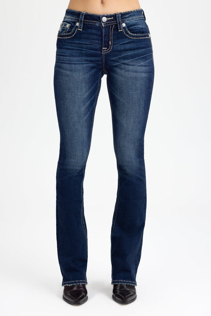 Raelyn Cross Bootcut Jeans