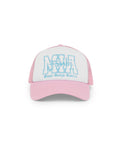 MIAMI AND THE STREETS TRUCKER CAP PINK