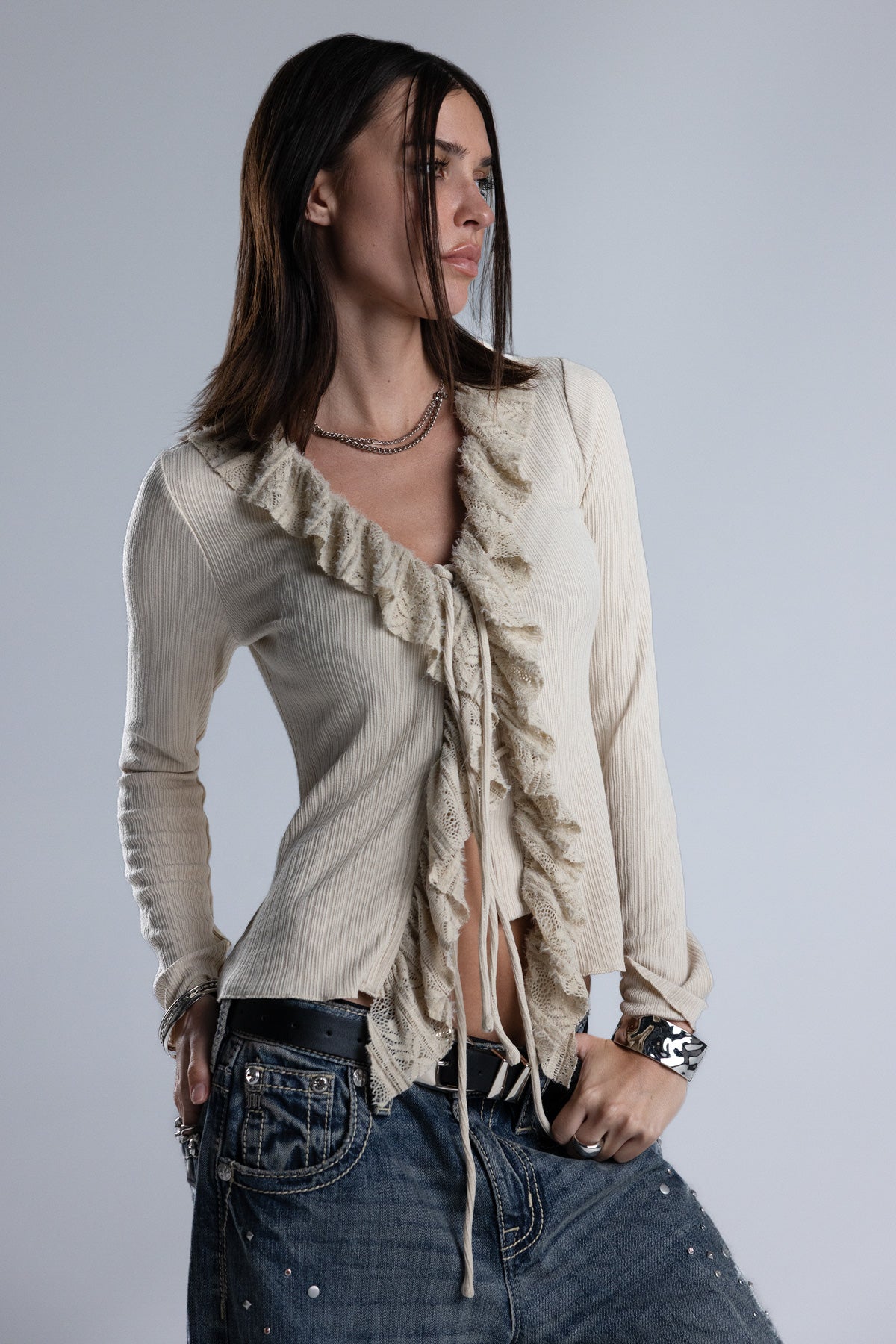Hadley Ruffle Top