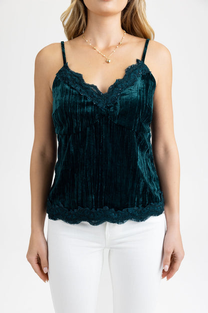 Joyce Velvet Tank