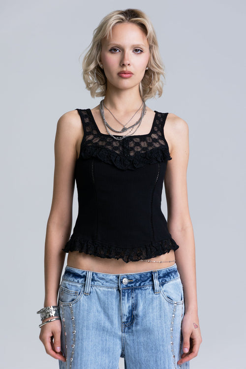 Amy Ribbed Knit Tank