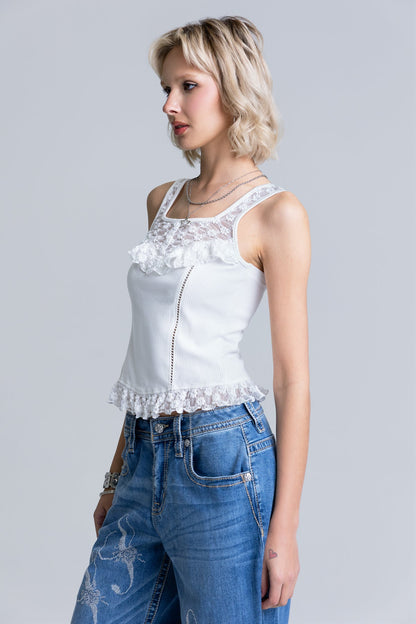 Amy Ribbed Knit Tank