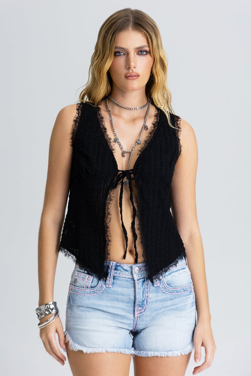 Oliva Tie Top