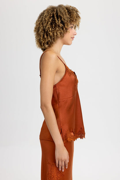 Valencia Satin Cami Top
