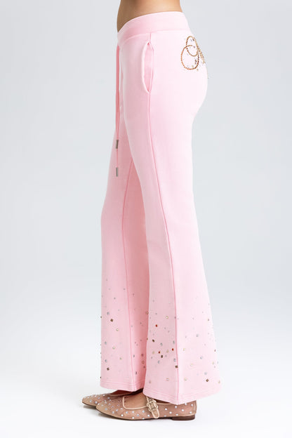 Strobe Rhinestone Sweatpants