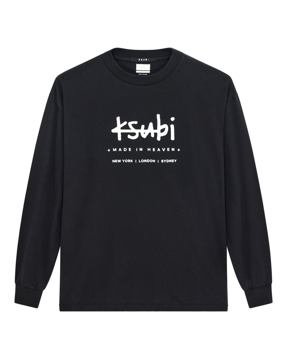 PLATED LS TEE BLACK