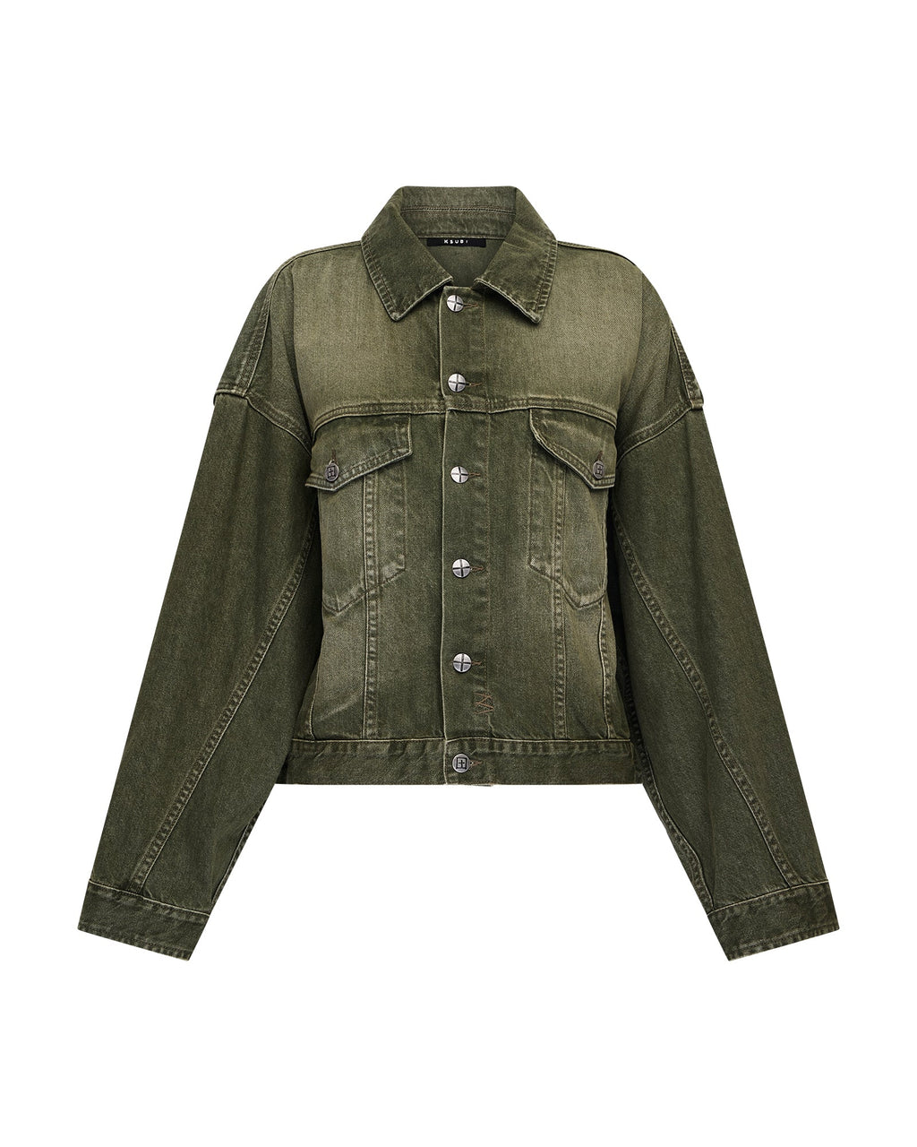 RELAX TRUCKER JACKET MILITANT GREEN