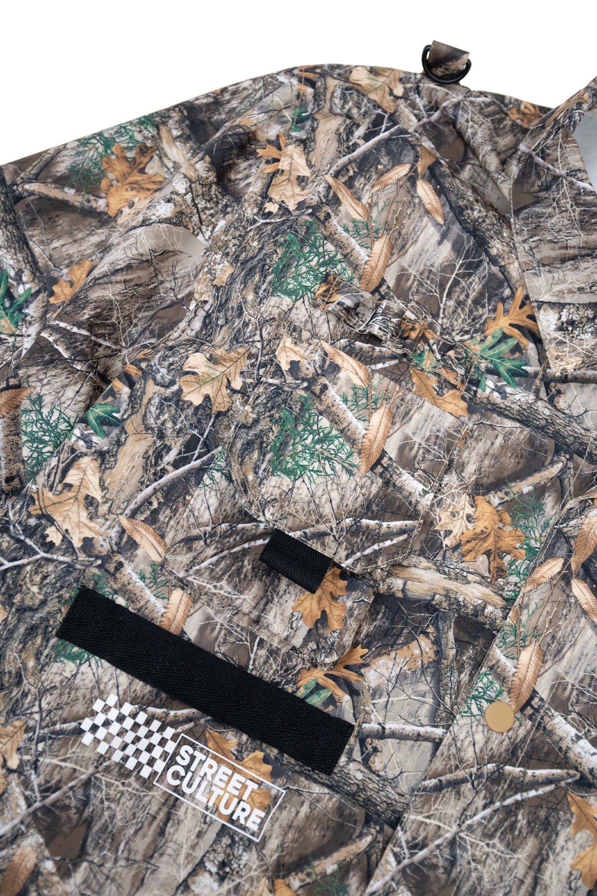 Men's Utility Camo Crop Over Shirt & Shorts Set