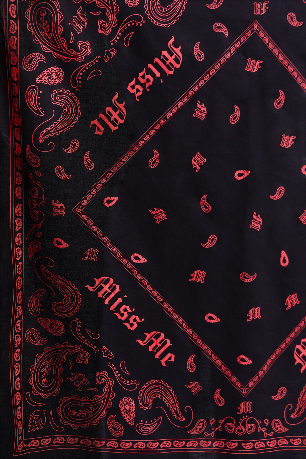 Gothic Script Bandana Scarf