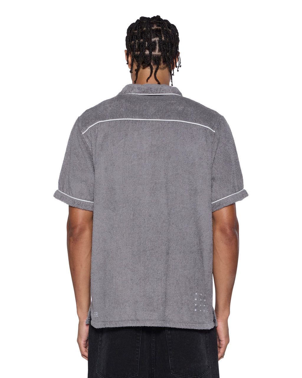LOUNGE SS RESORT SHIRT CHARCOAL