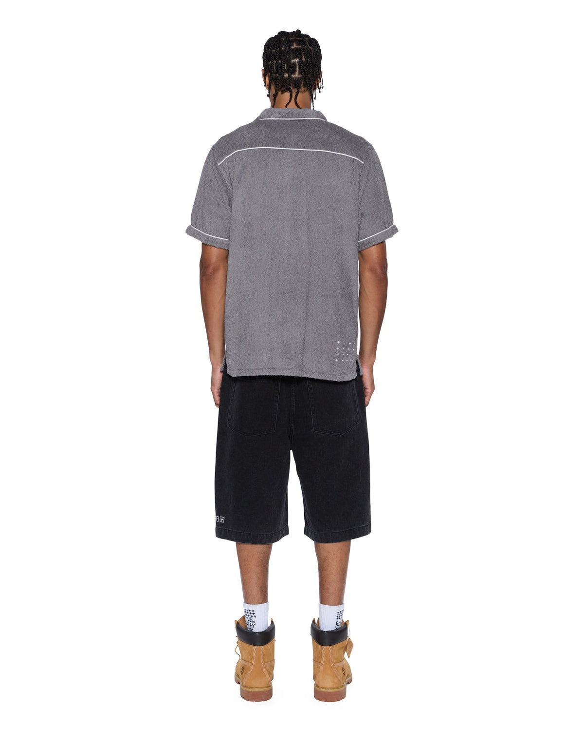 LOUNGE SS RESORT SHIRT CHARCOAL