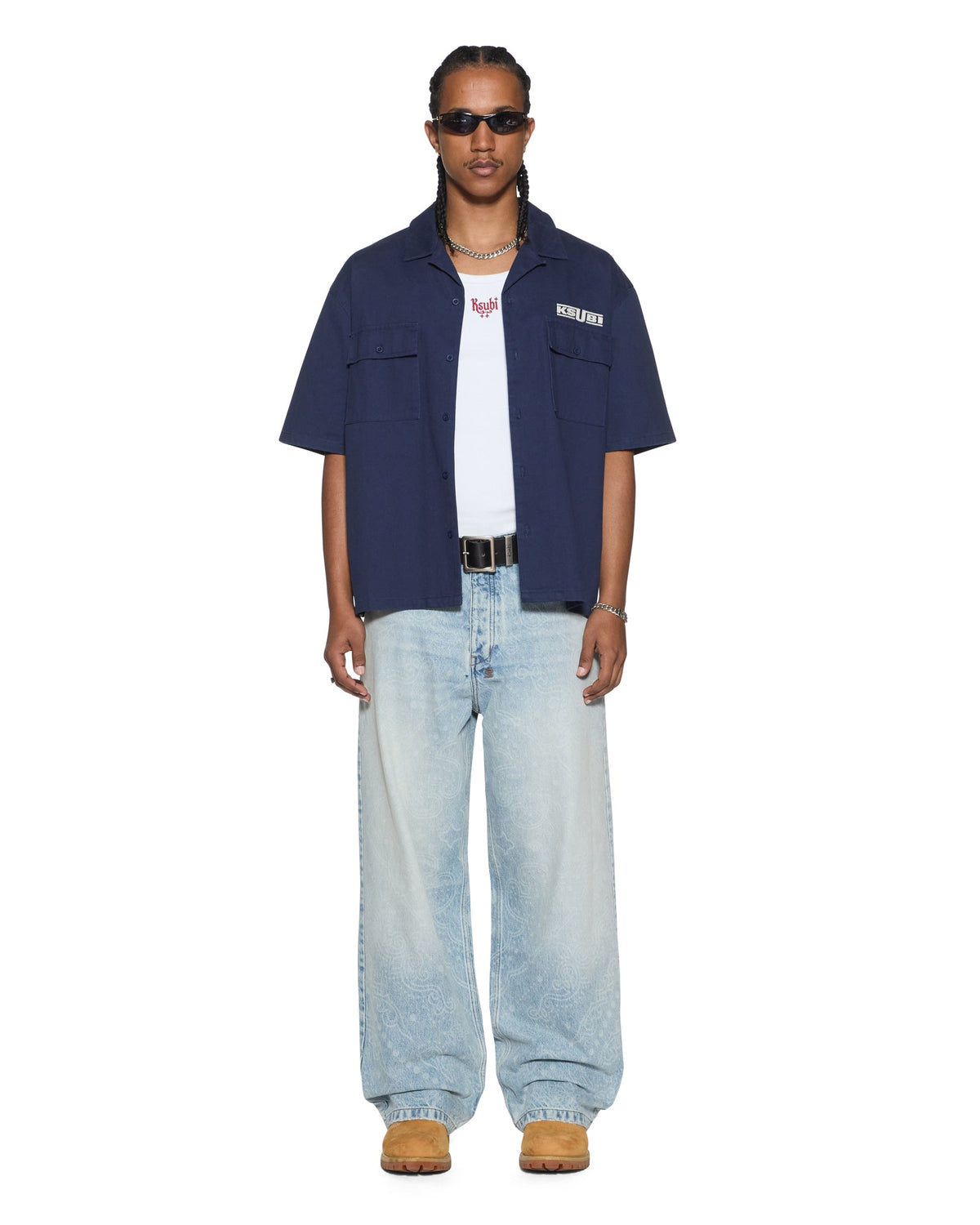 ZOOM BOILER SS SHIRT NAVY