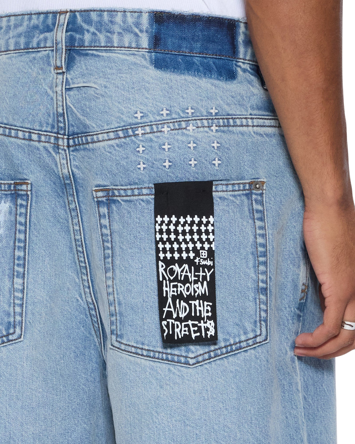 MAXX SHORT PAINTER BLUE