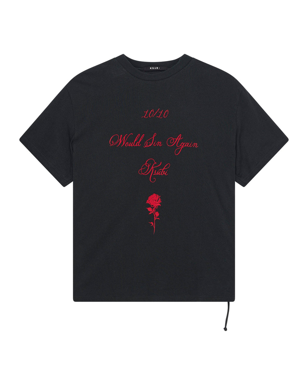 SIN AGAIN BIGGIE SS TEE JET BLACK