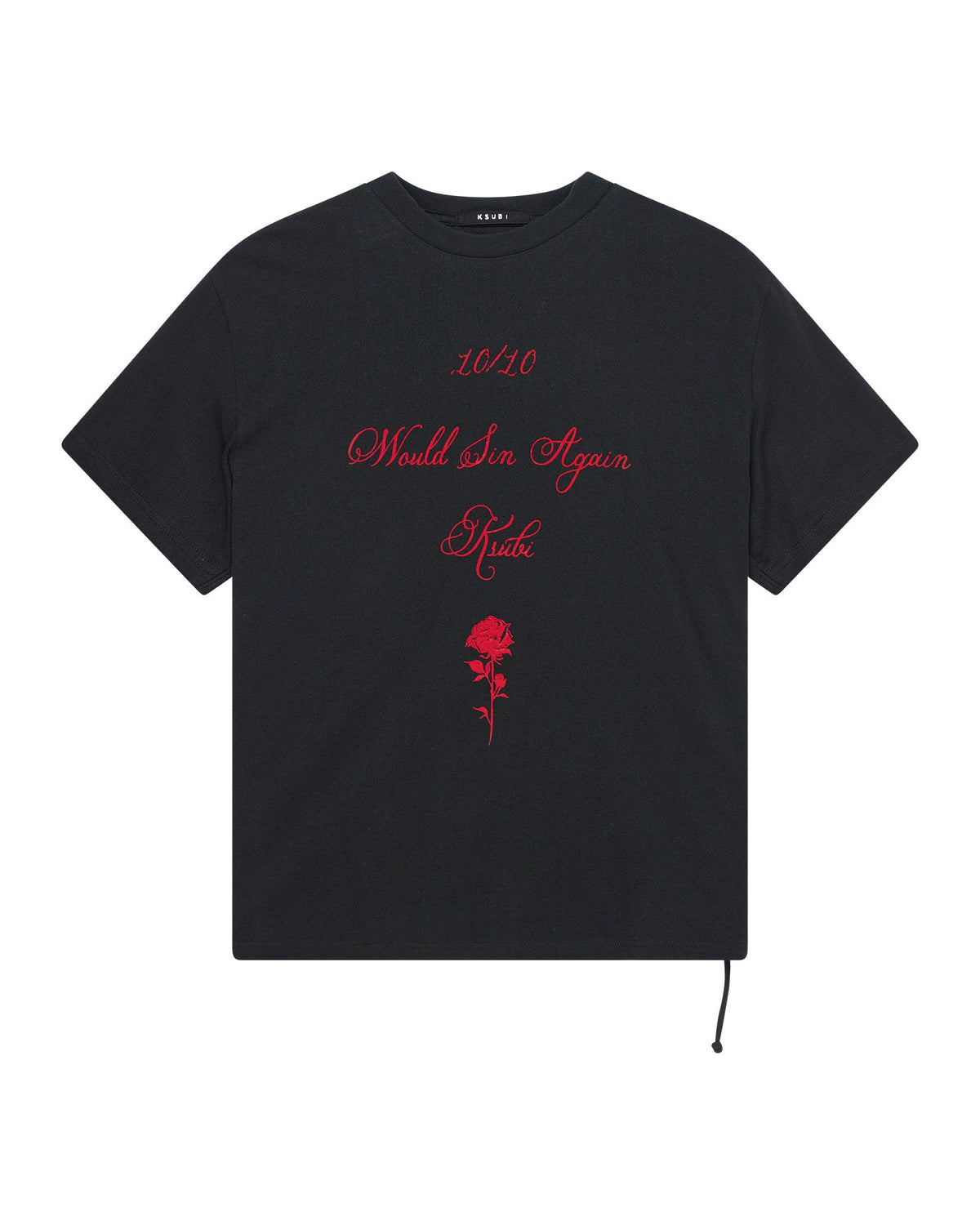 SIN AGAIN BIGGIE SS TEE JET BLACK