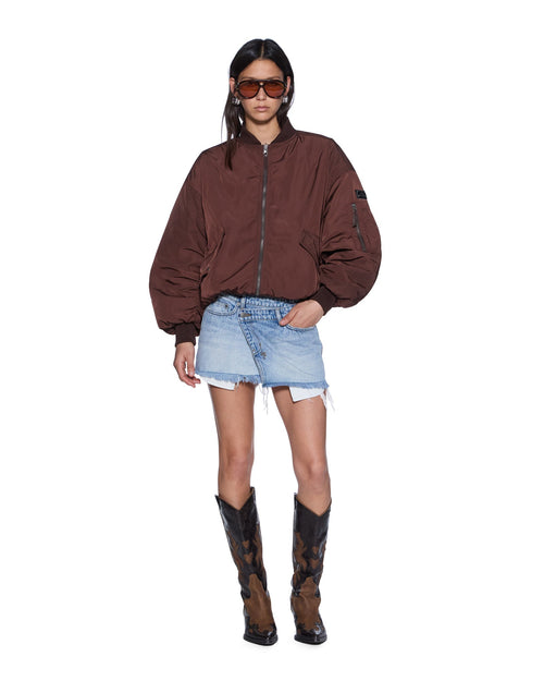MICRO MINI RAP SKIRT VAPOUR
