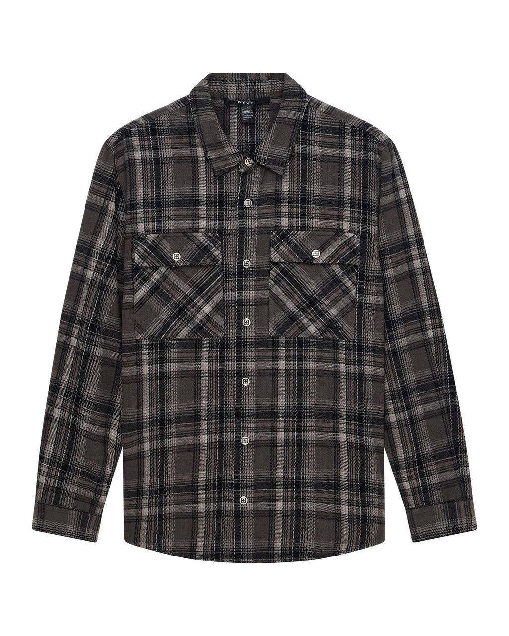SNAKEBITE SHIRT CHECK CHARCOAL