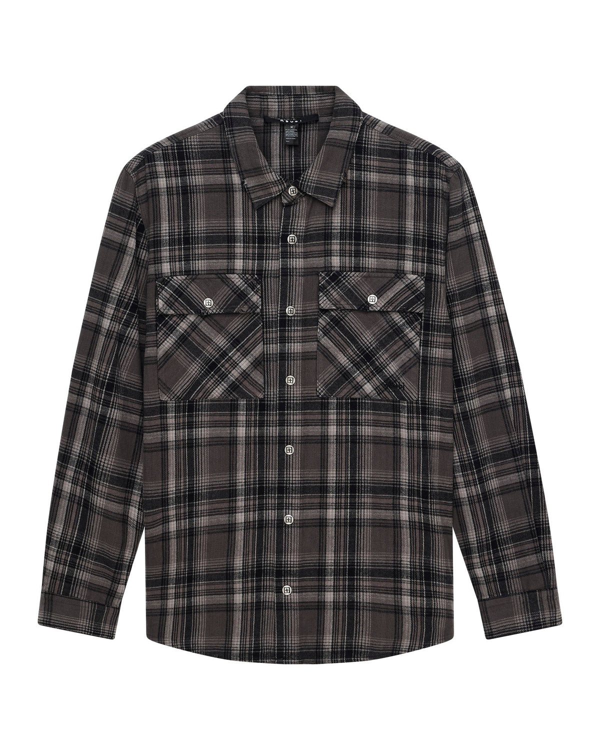 SNAKEBITE SHIRT CHECK CHARCOAL
