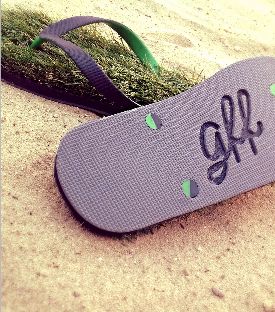 Grass Flip Flops - Pink