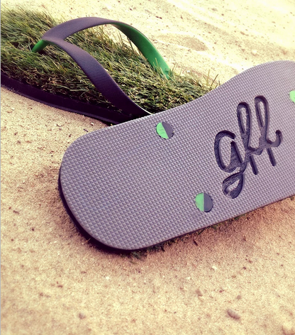 Grass Flip Flops - Pink