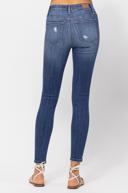Judy Blue Destroyed Pull-On Jeggings